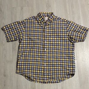 🔥BUNDLESALE Mens XL Brooks Brothers 346 Yellow and Navy Plaid Shirt
